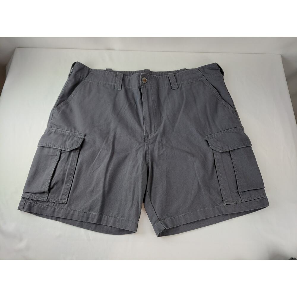 Guide Gear Men's Outdoor 2.0 Cargo Hiking Fishing Casual Shorts W38 L6 Gray